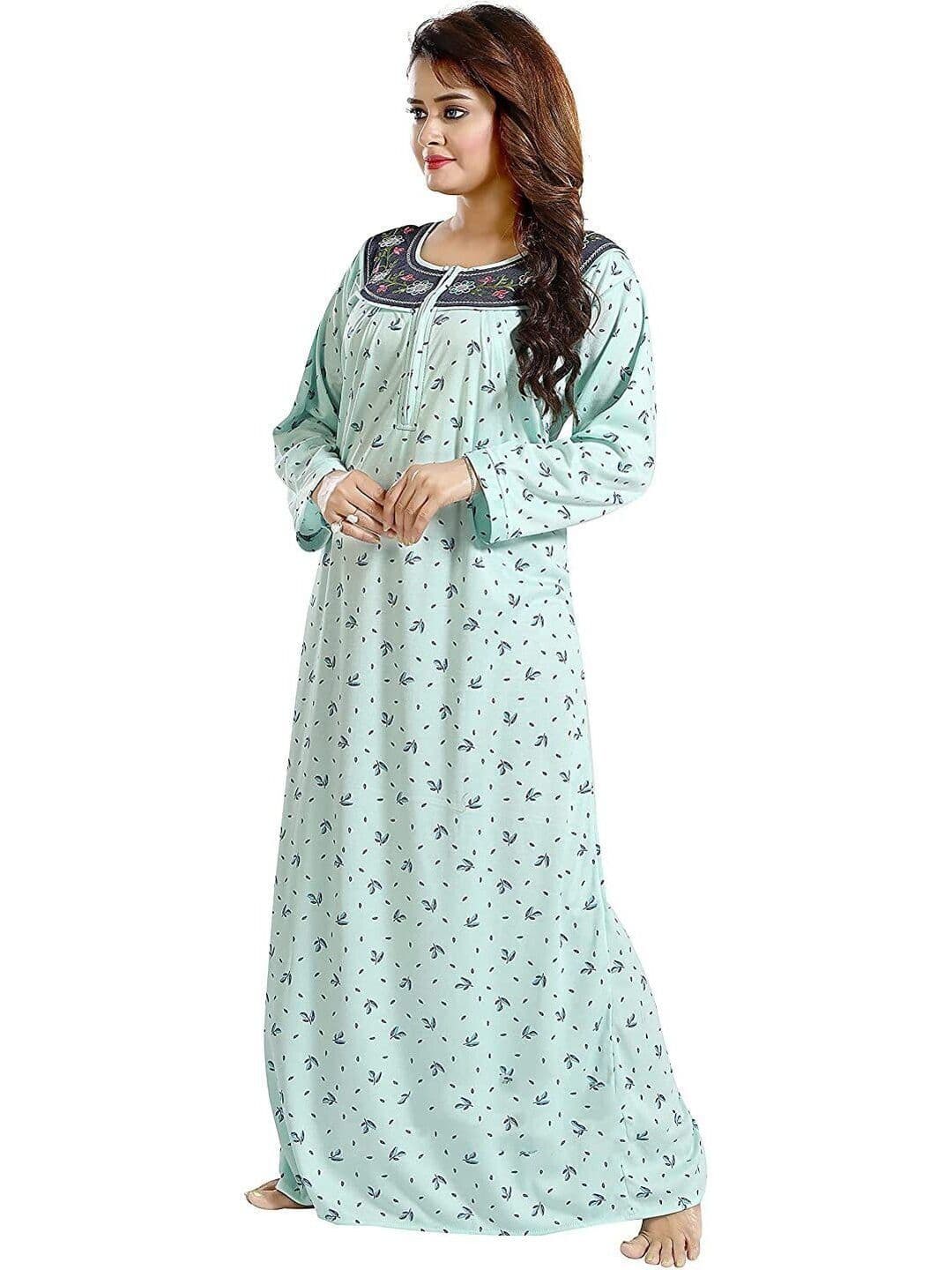 Gutthi Printed Maxi Nightdress - view 1