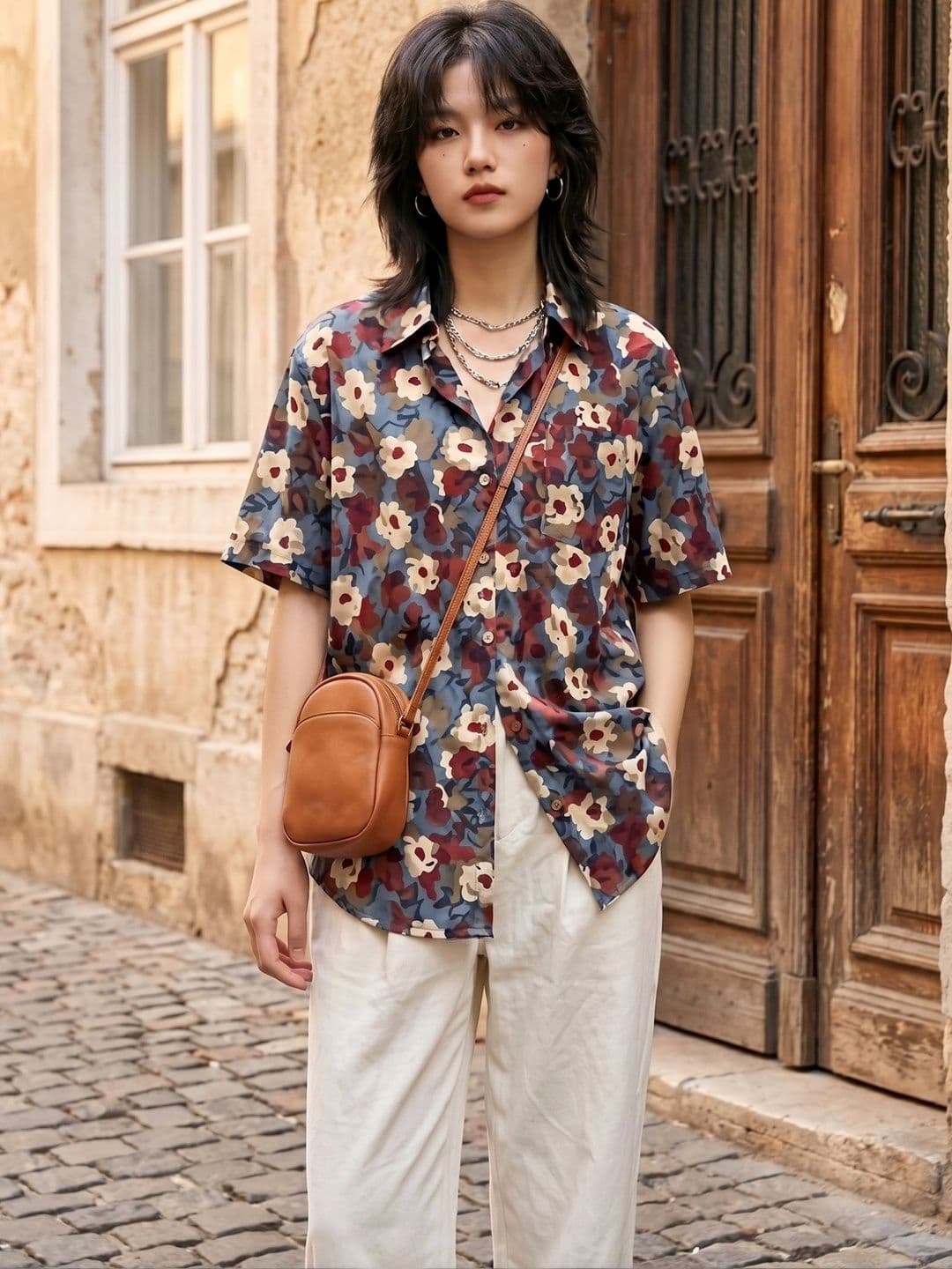 GUFRINA Floral Print Top - view 1