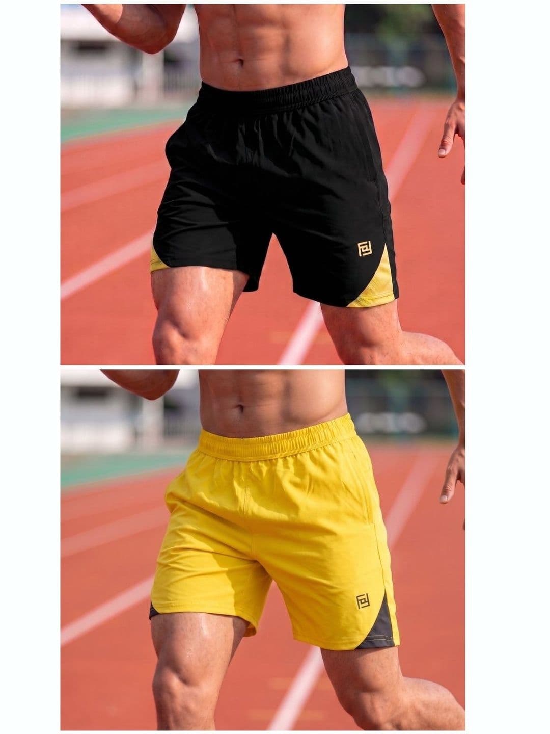 Keenuu Men Pack Of 2 Training or Gym Sports Shorts - view 1
