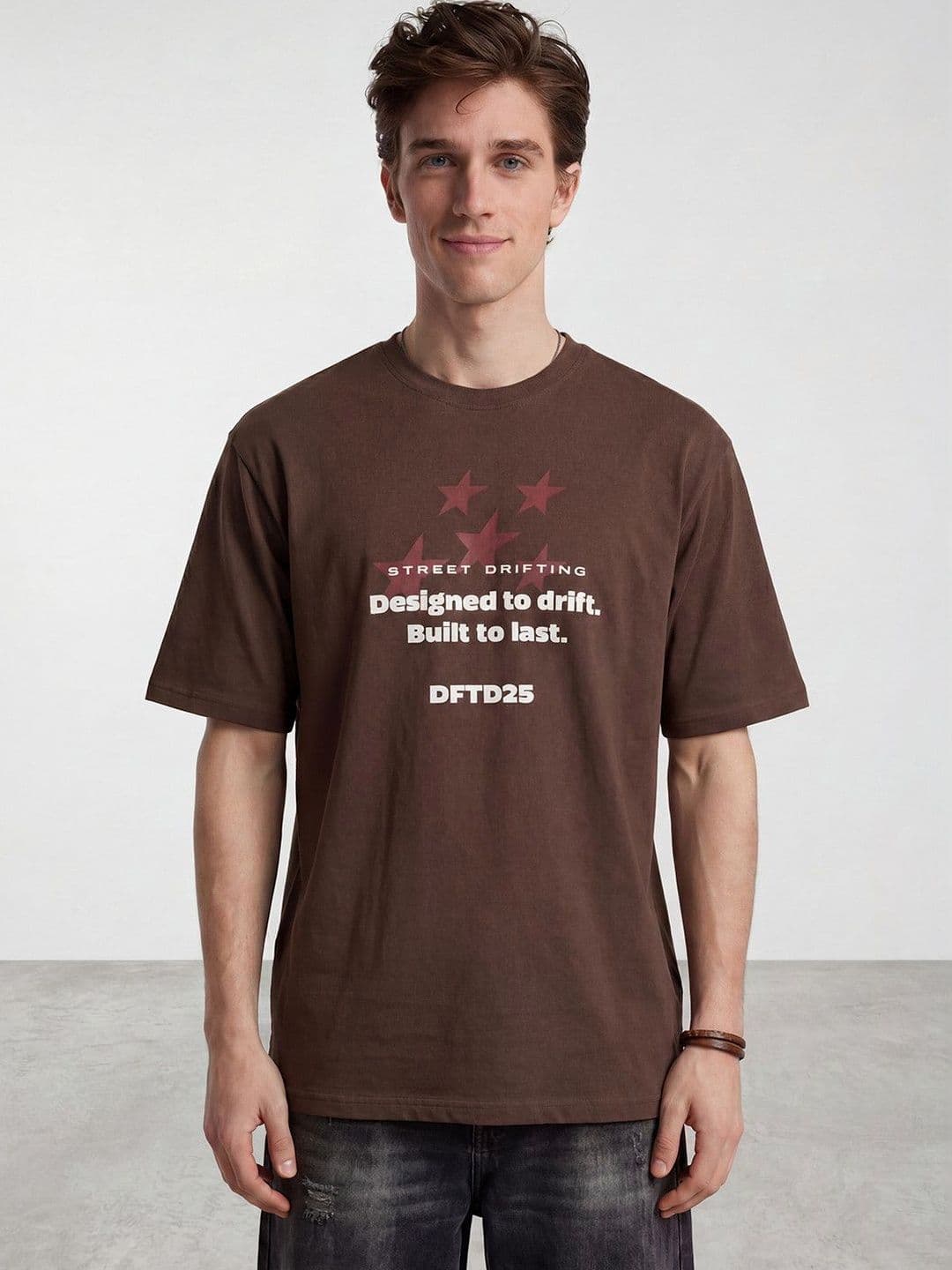 R&B Men Typography Printed T-shirt - view 1