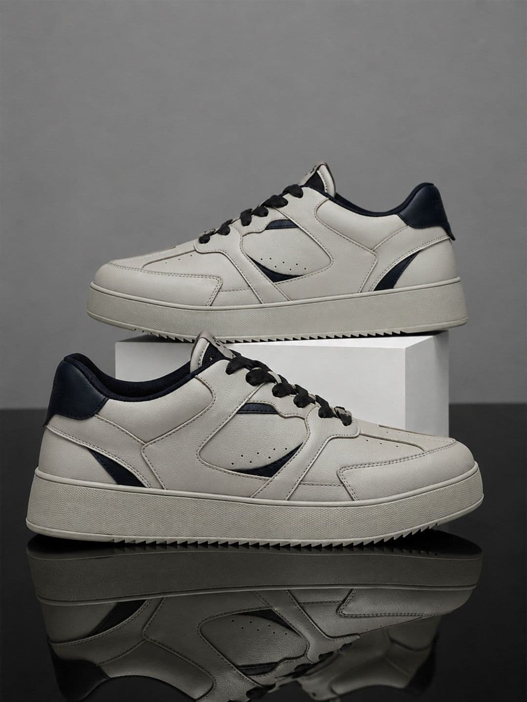 WROGN Men PU Sneakers - view 1