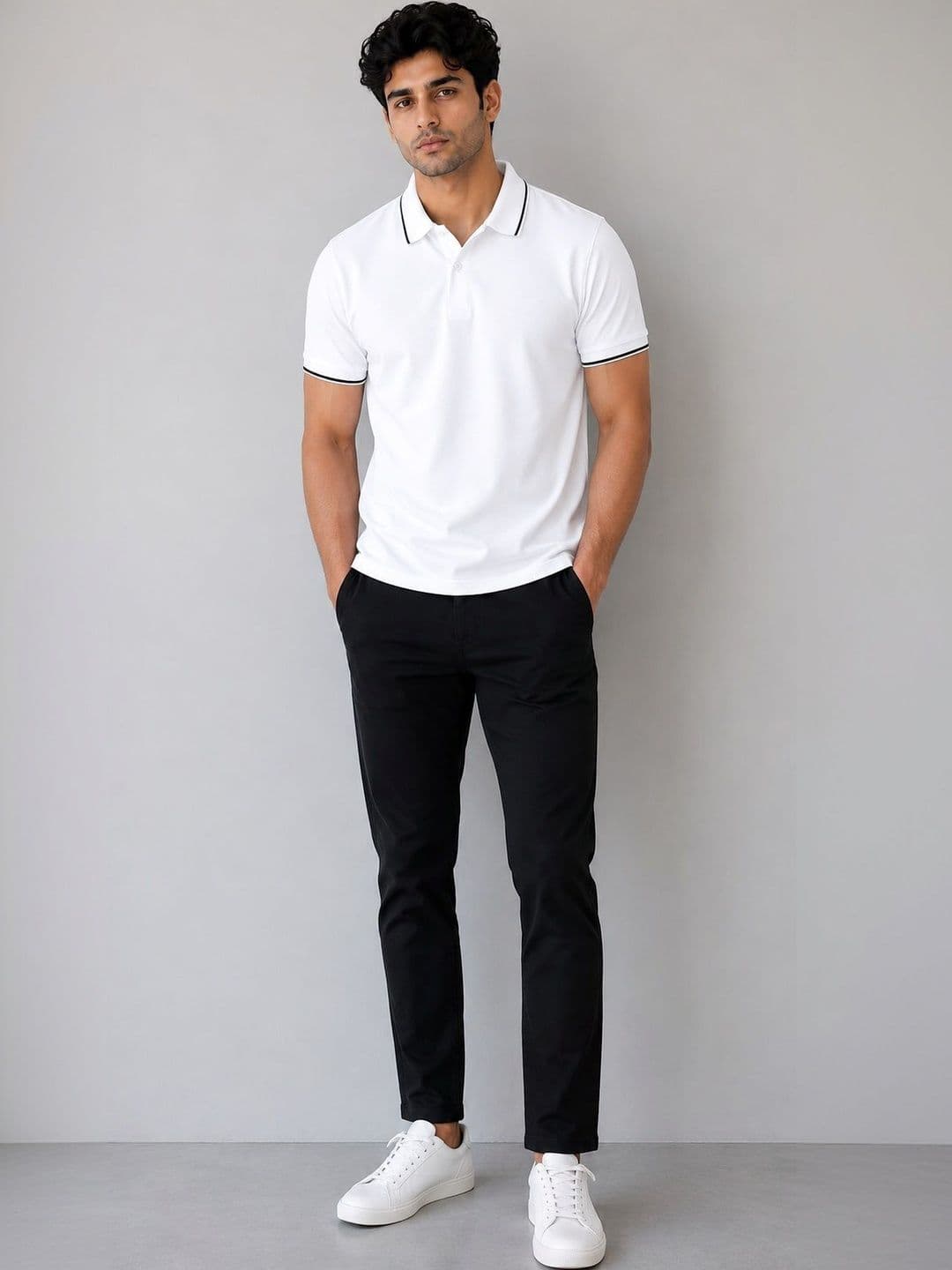 RG INDIVA Men Polo Collar T-shirt - view 1