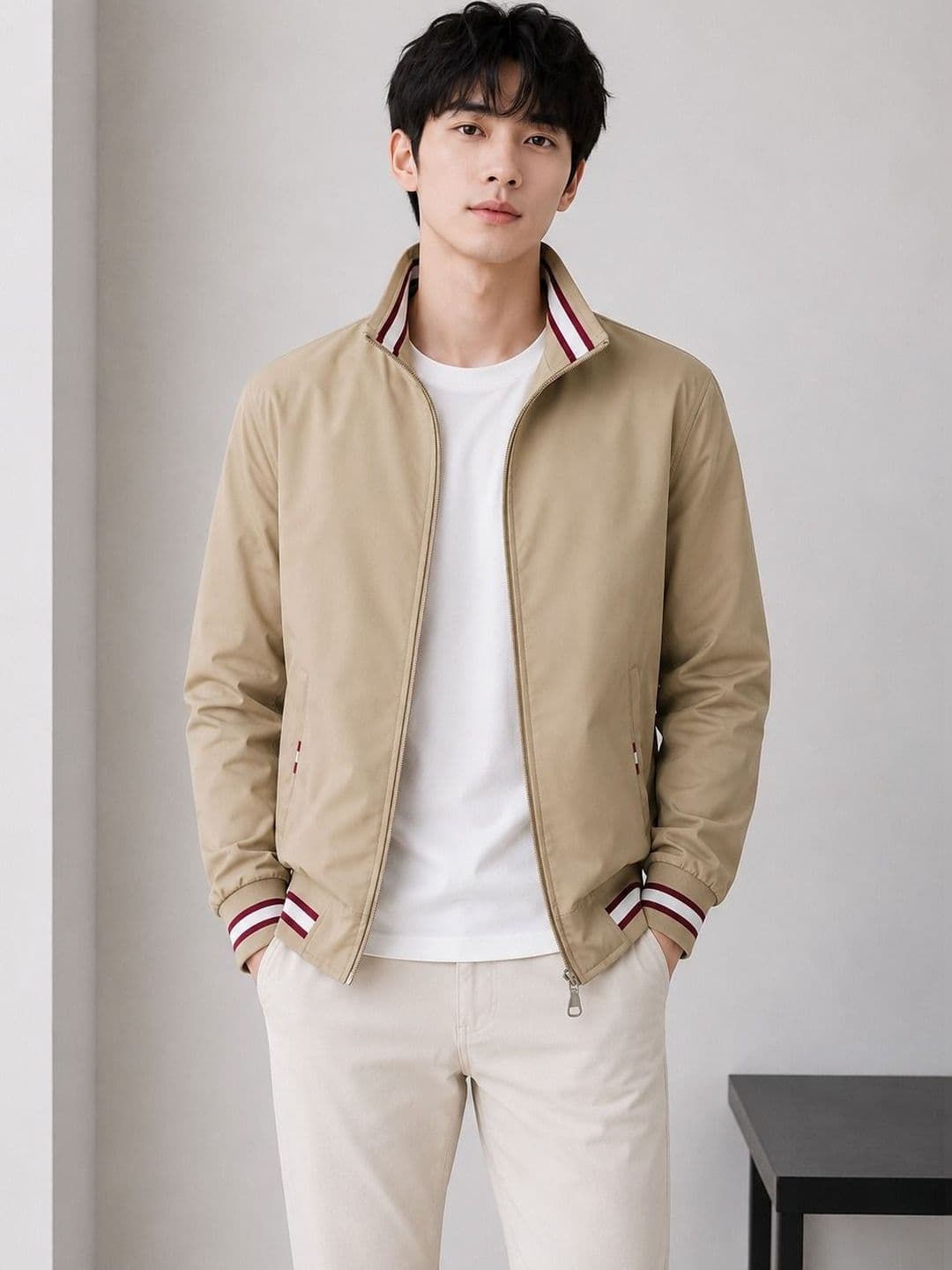 Mast & Harbour Men Lightweight Bomber Jacket - view 1