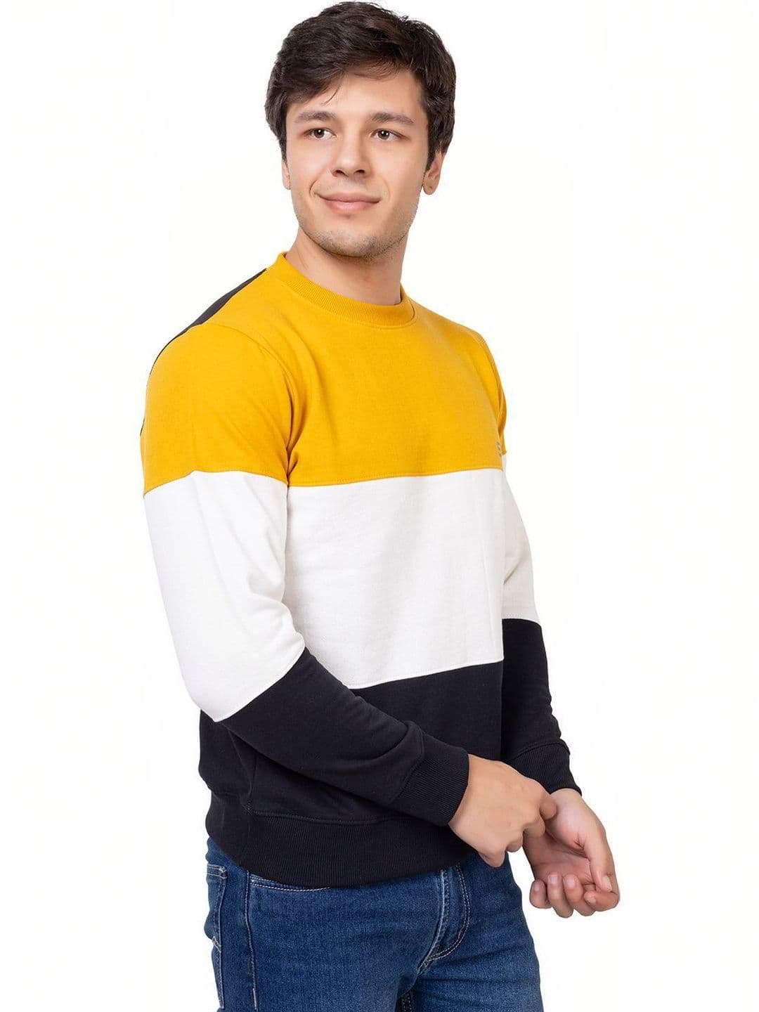 PYRO SPIRIT Men Colourblocked Sweatshirt - view 1