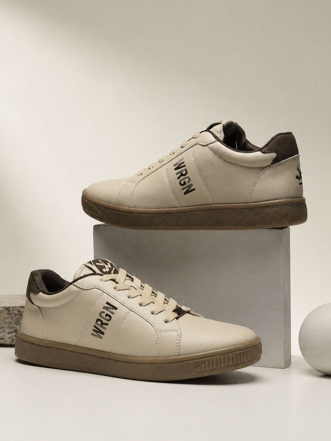 WROGN Men PU Sneakers - view 1