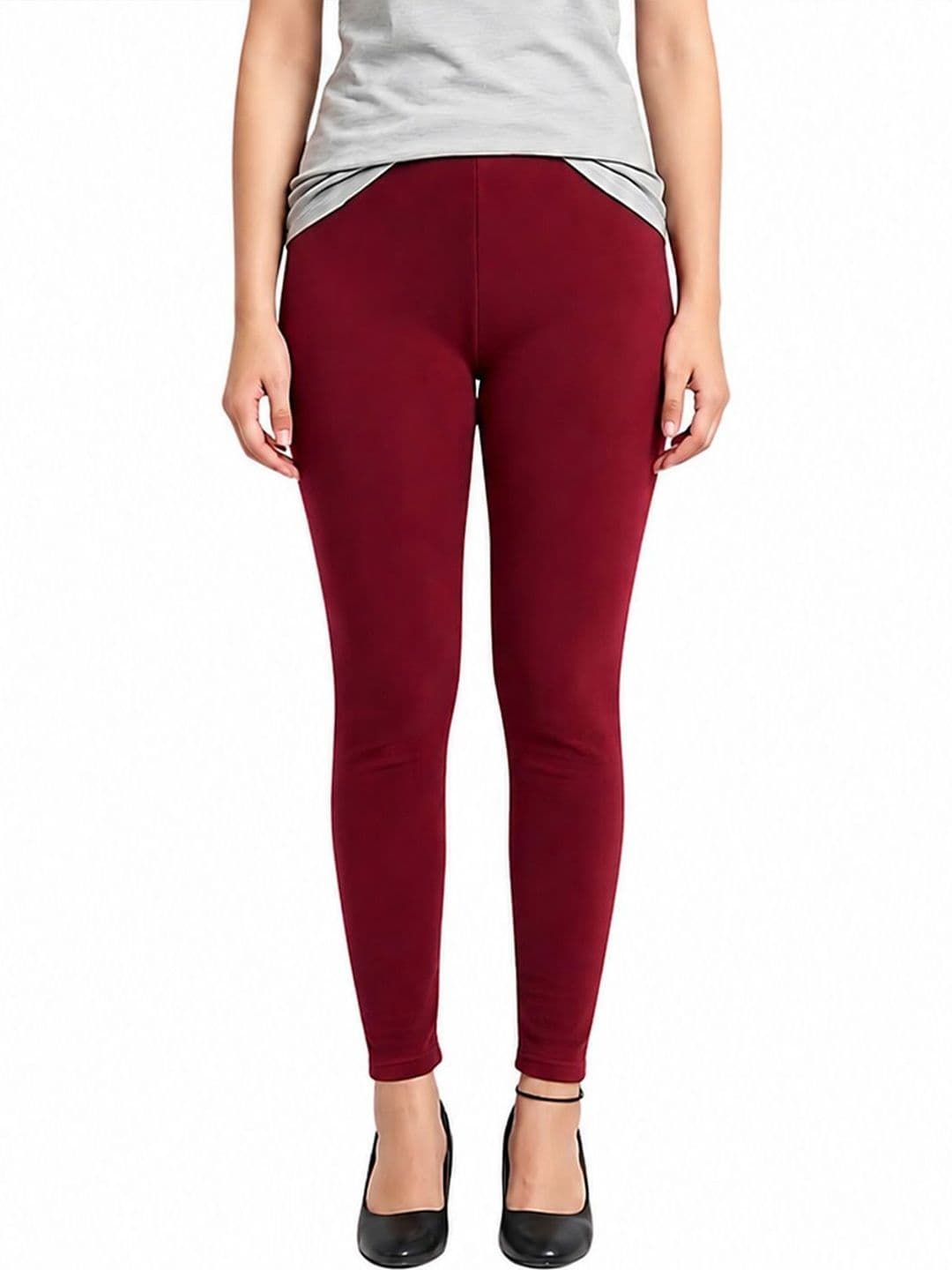 PINK SHELL Women Cotton Ankle Length Leggings - view 1