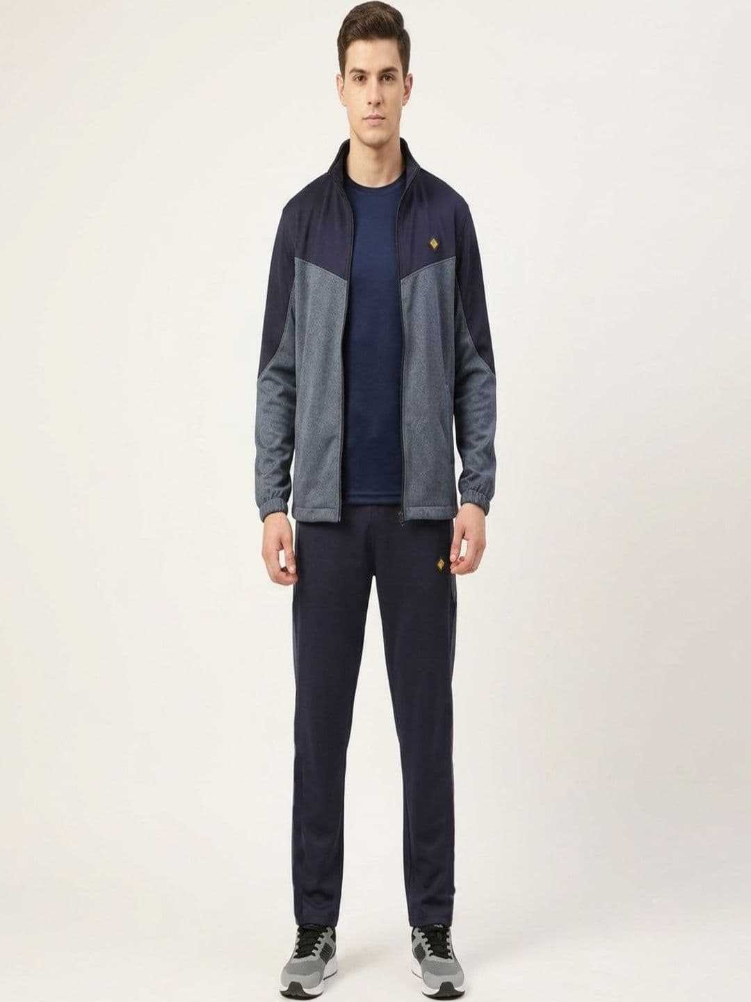 NU-9 Colourblocked Mock Collar Tracksuits - view 1