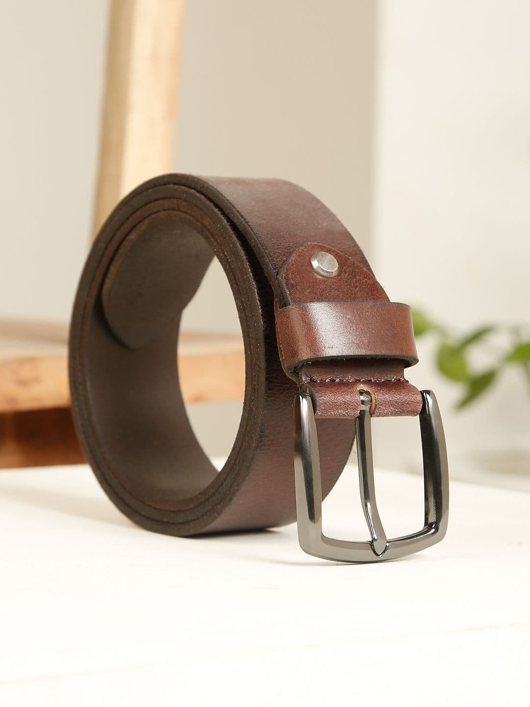 Teakwood Leathers Men Textured Belt - view 1