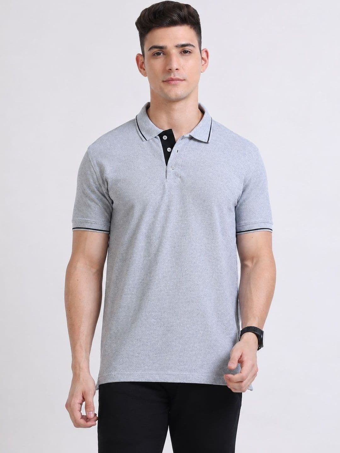 RG INDIVA Men Polo Collar T-shirt - view 1