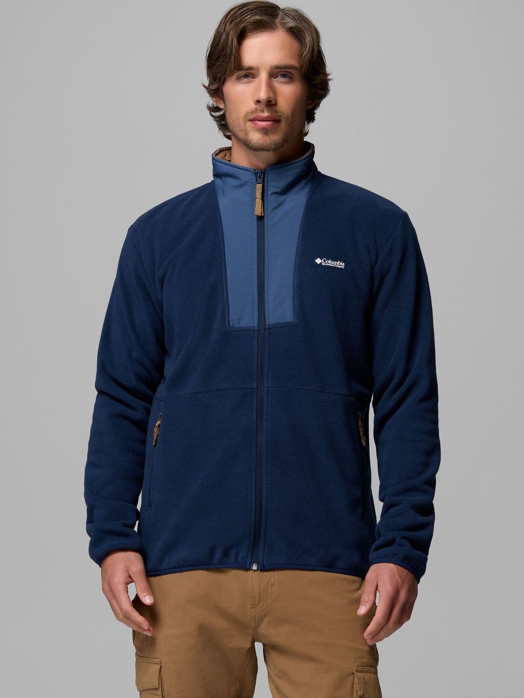 Columbia Men Colourblocked Lightweight Outdoor Padded Jacket - view 1