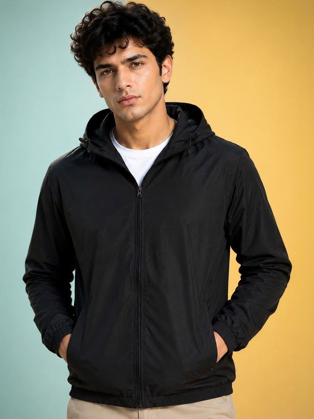 JKT Men Lightweight Training or Gym Woven Jacket - view 1