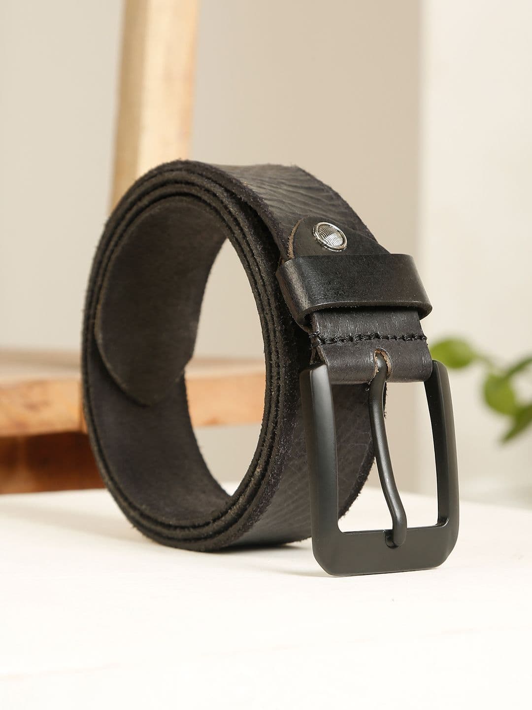 Teakwood Leathers Men Textured Belt - view 1
