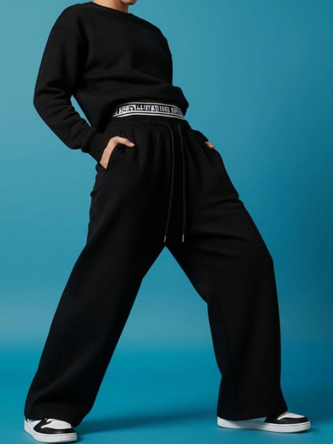 Else and What Men Baggy Training Track Pants - view 1
