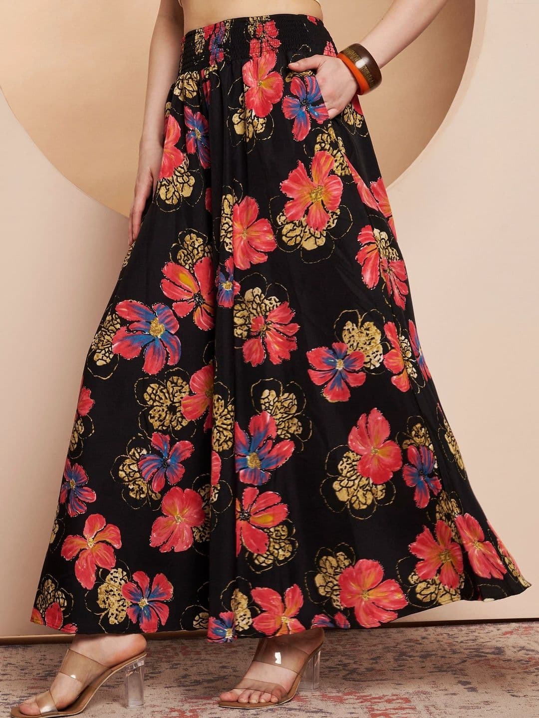 ZWERLON Women Floral Printed Palazzos - view 1