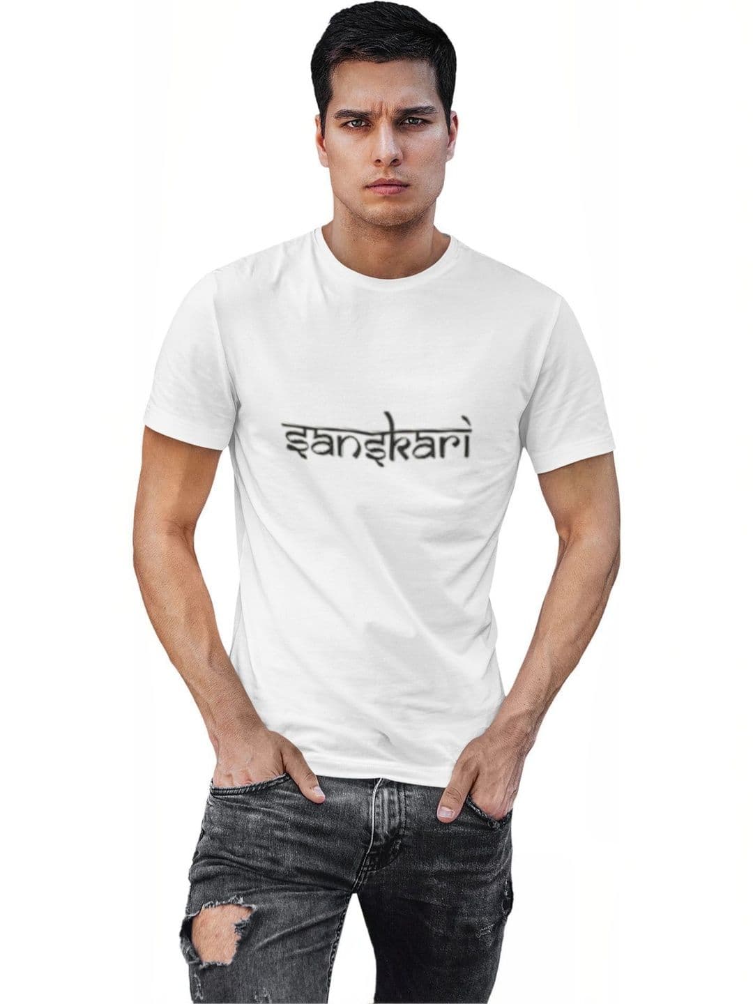Sharnika Unisex Typography Printed T-shirt - view 1