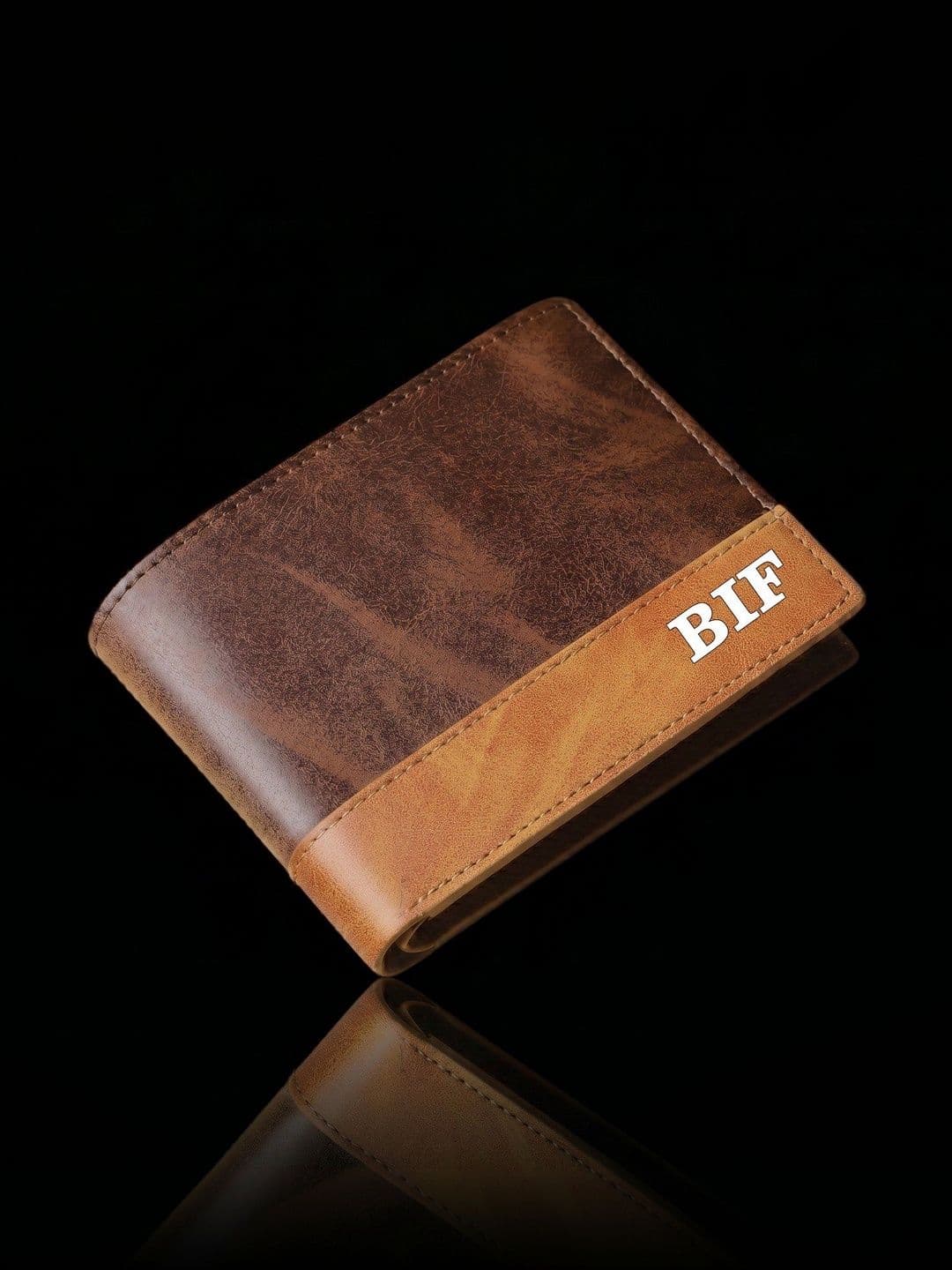 BIF Men Textured PU Two Fold Wallet - view 1