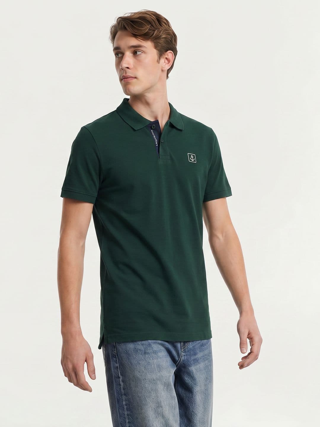 Mast & Harbour Polo Collar T-shirt - view 1