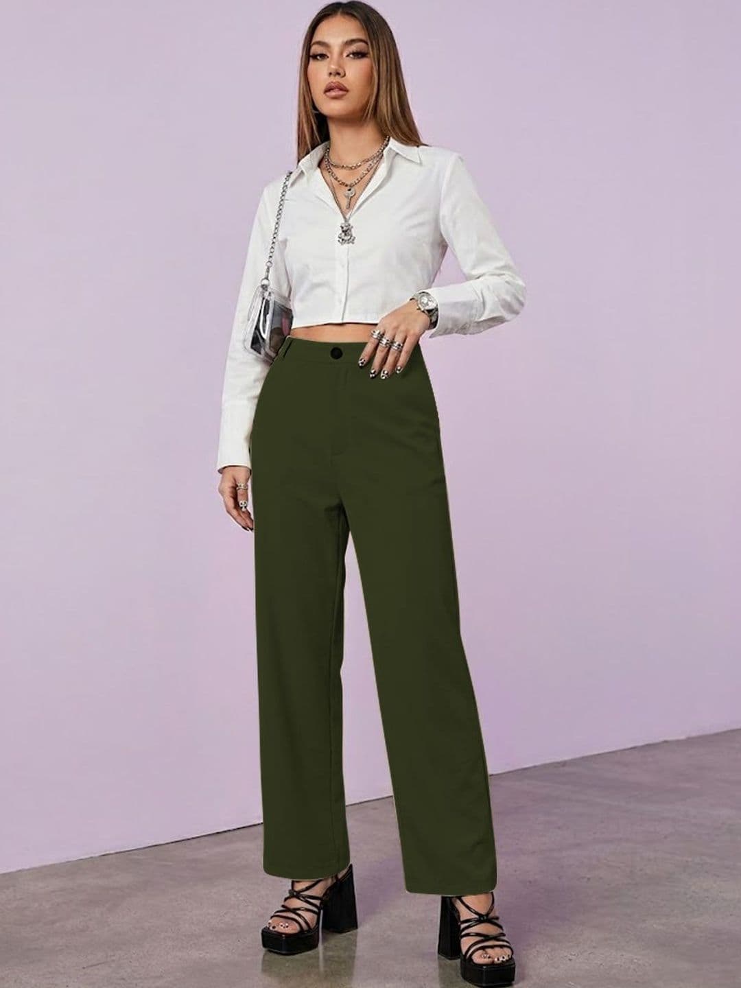 Neon Femme Women Tailored High-Rise Trousers - view 1