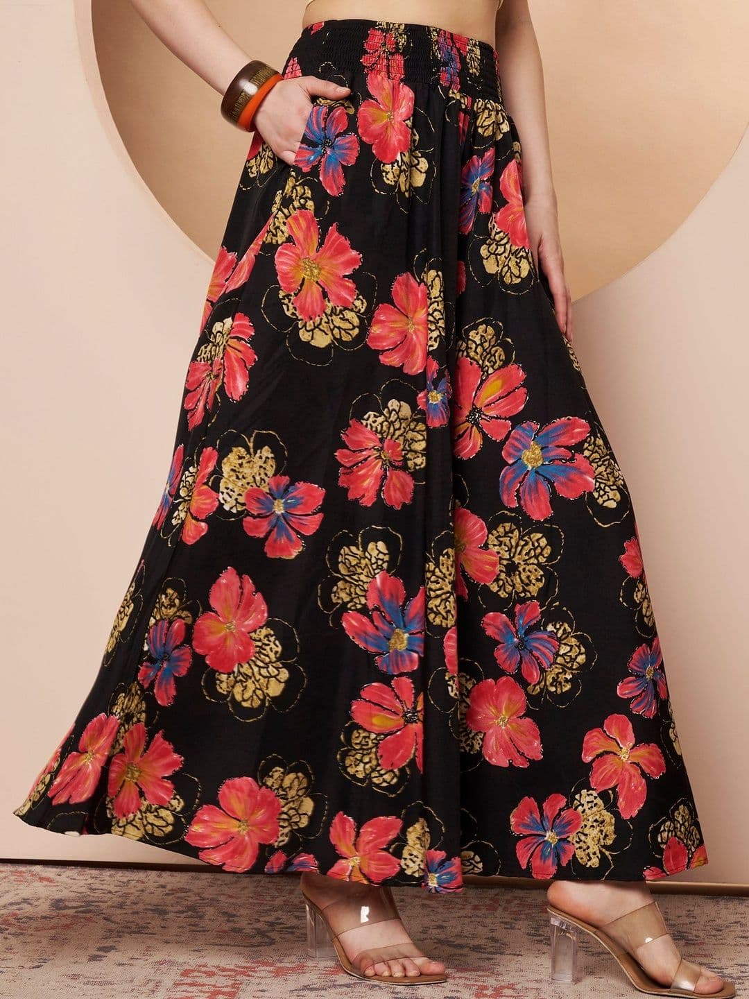 ZWERLON Women Floral Printed Palazzos - view 1