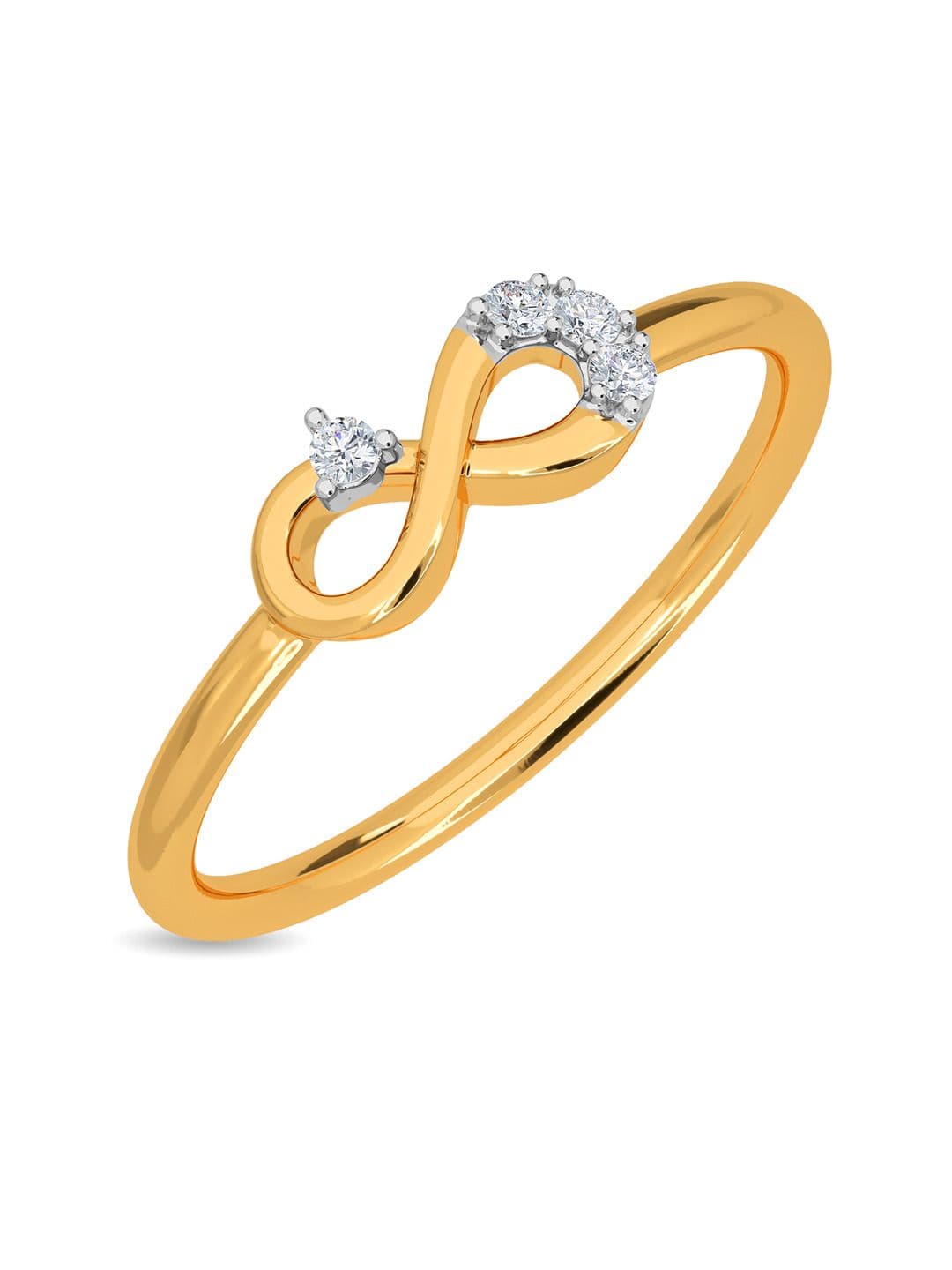 KISNA DIAMOND AND GOLD JEWELLERY 14KT Yellow Gold Diamond Ring - view 1