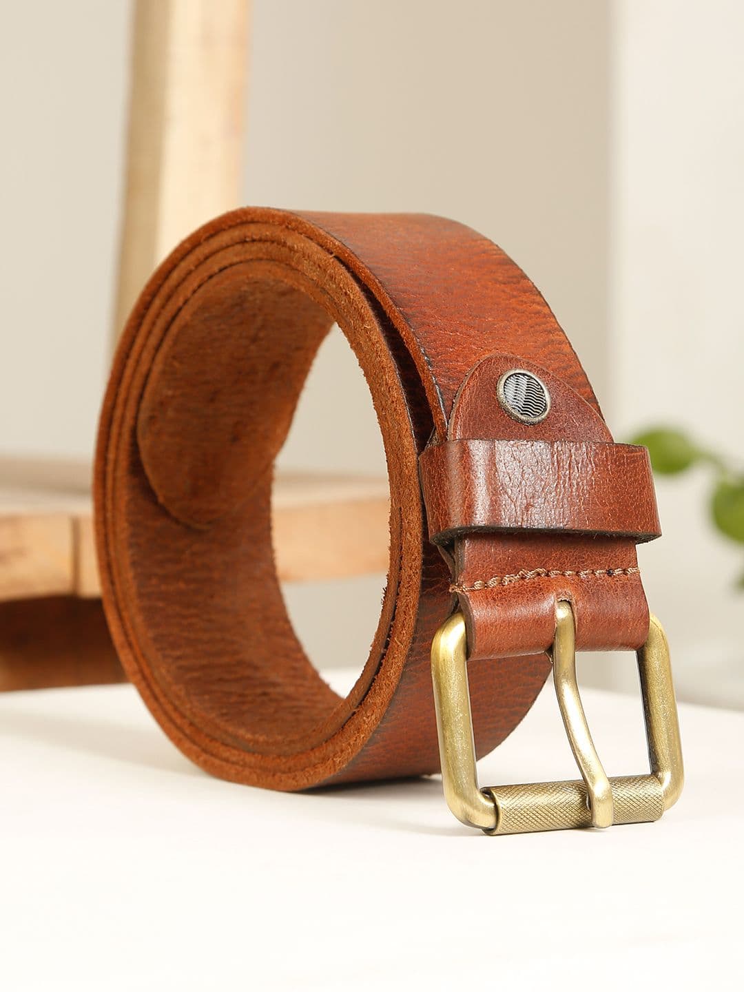 Teakwood Leathers Men Textured Belt - view 1