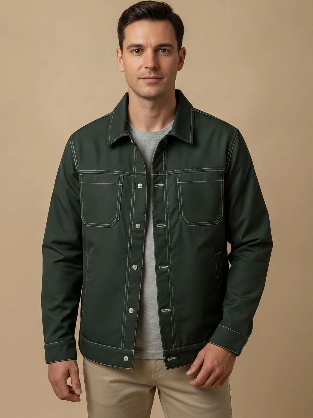 Roadster Men Open Front Jacket - view 1