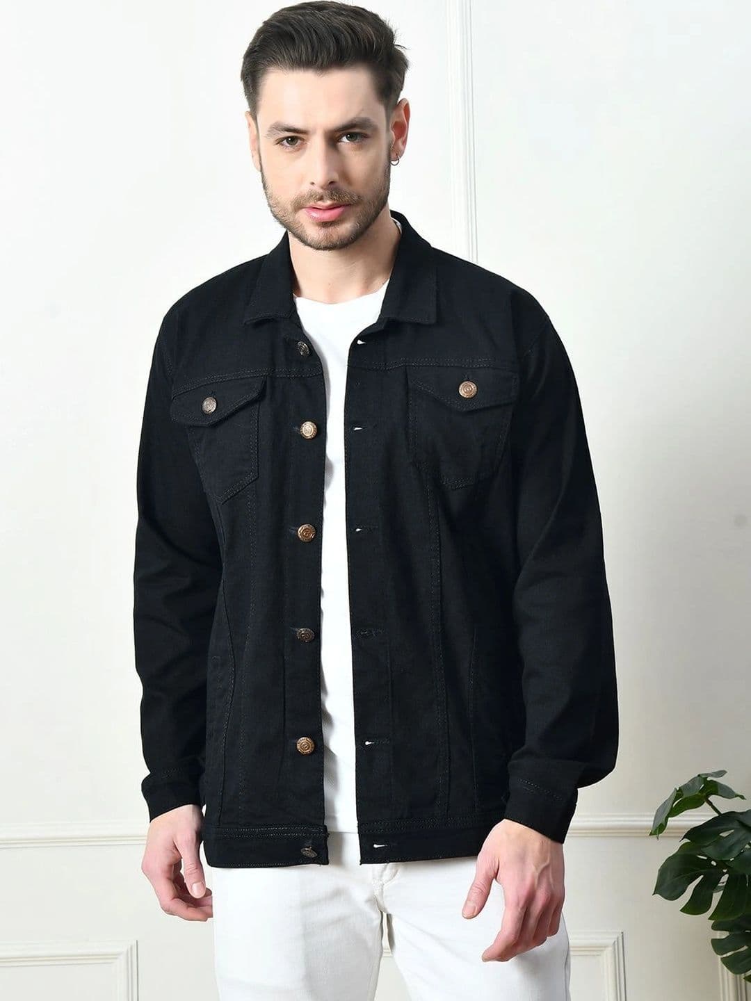Moda Rapido Men Outdoor Denim Jacket - view 1