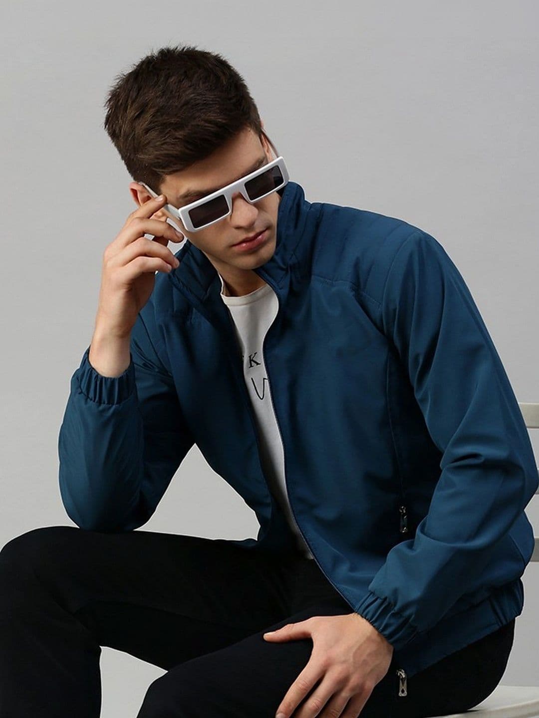 Kaali Peeli Men Lightweight Bomber Jacket - view 1