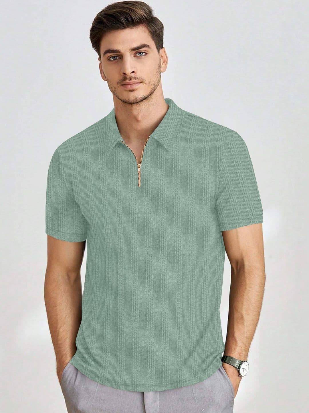 KAJARU Men Polo Collar T-shirt - view 1