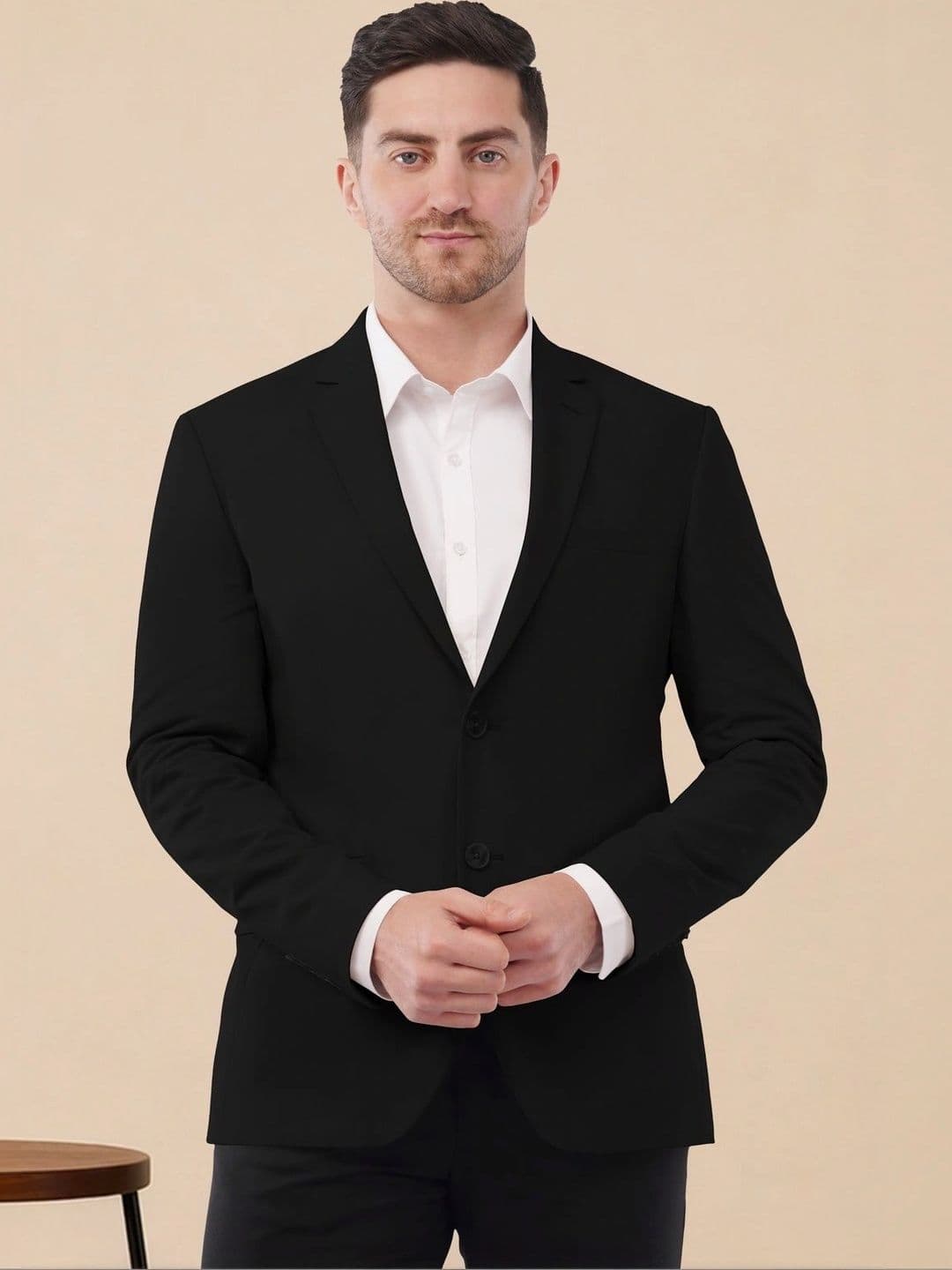 Integration Notched Lapel Single-Breasted Formal Blazers - view 1