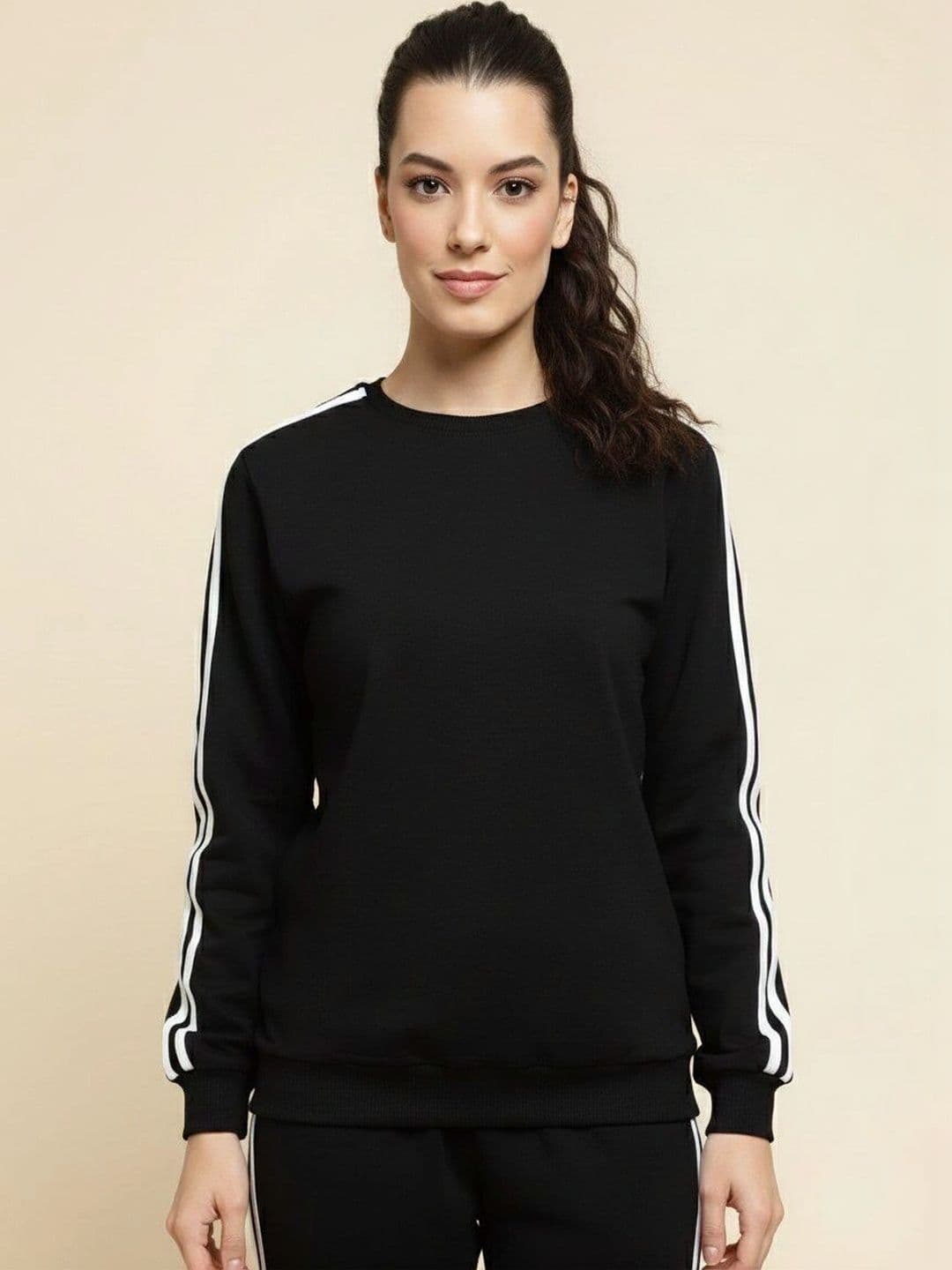 TENACITY Women Colourblocked Sweatshirt - view 1