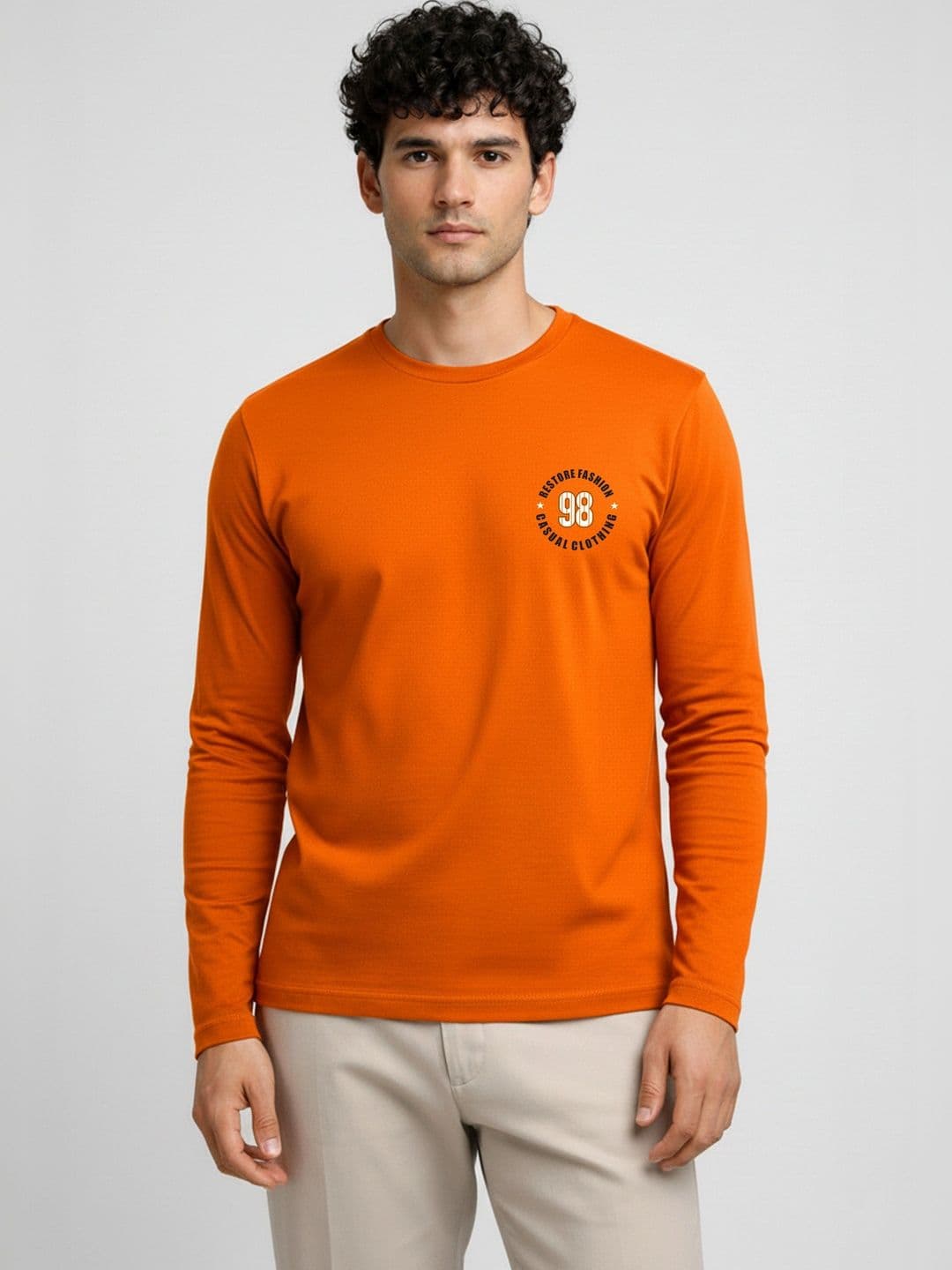 SKY HARBOAR Graphic Printed Round Neck Cotton Regular Fit T-shirt - view 1
