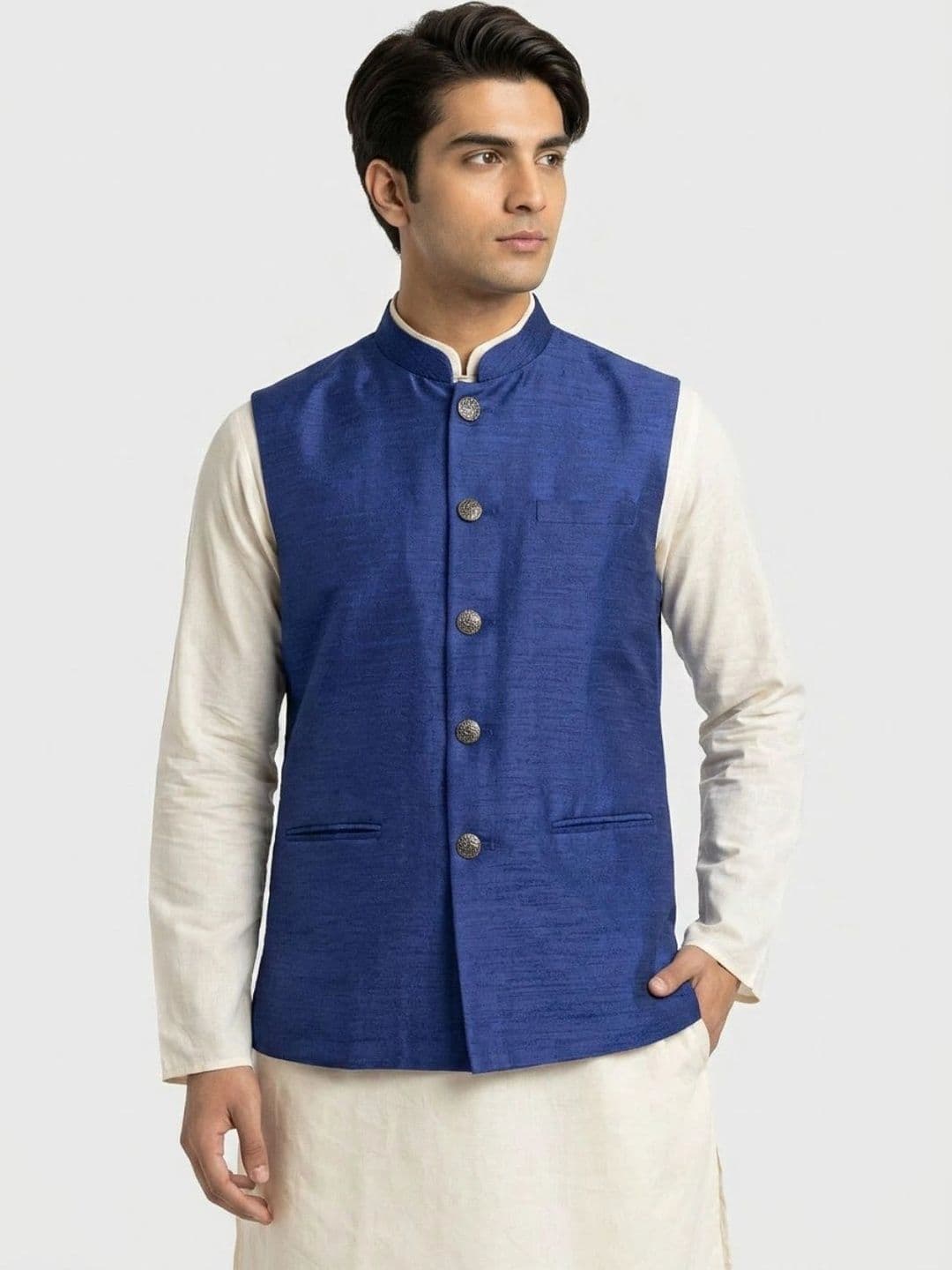 Sanman Ethnix by Raymond Men Open Front Jacket - view 1