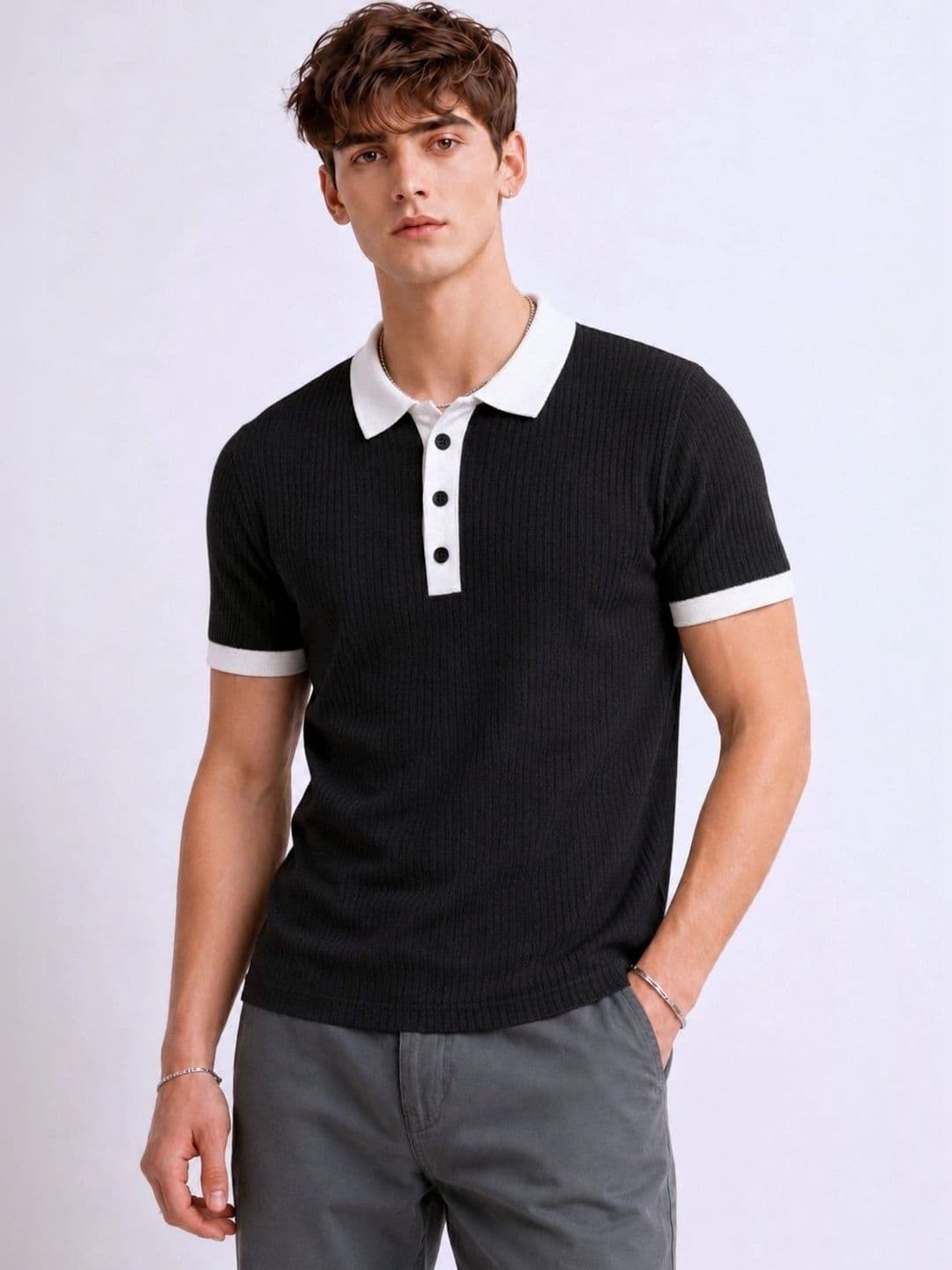 Try This Men Polo Collar T-shirt - view 1