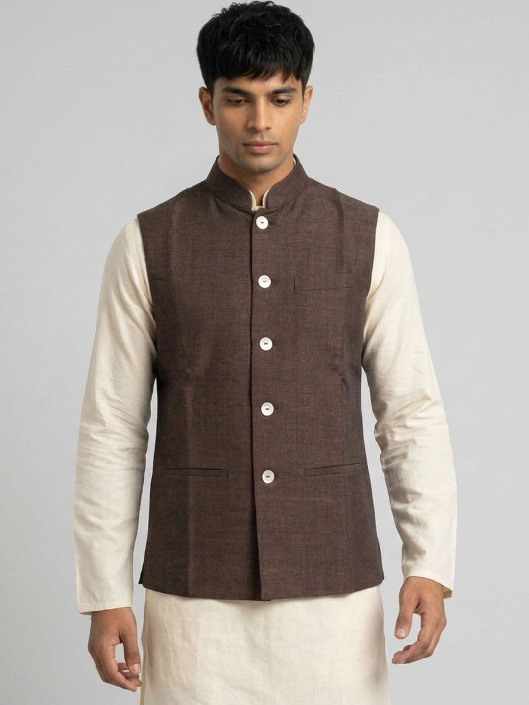 Sanman Ethnix by Raymond Men Open Front Jacket - view 1