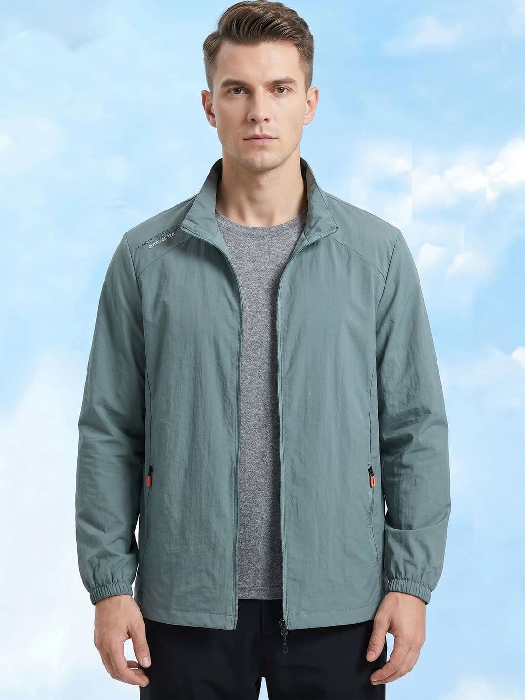ENRIZZ Men Lightweight Outdoor Woven Jacket - view 1