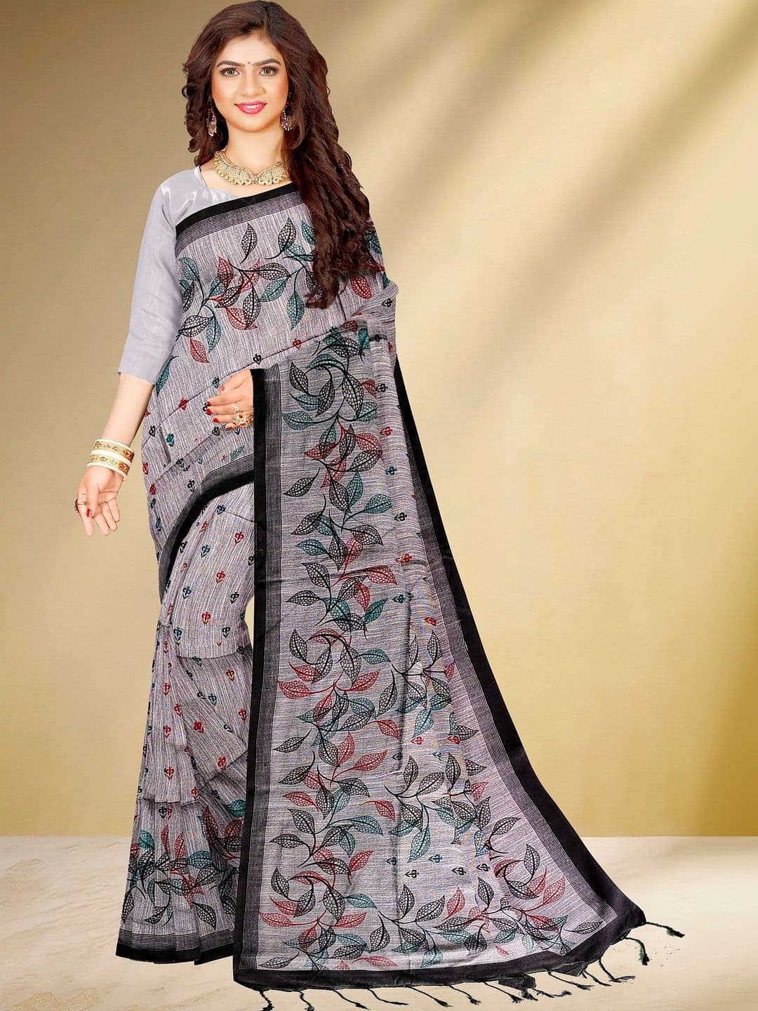 Joyguru Textile Pure Cotton Saree - view 1