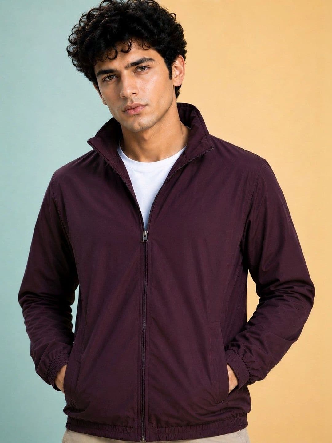 JKT Men Lightweight Training or Gym Bomber Jacket - view 1