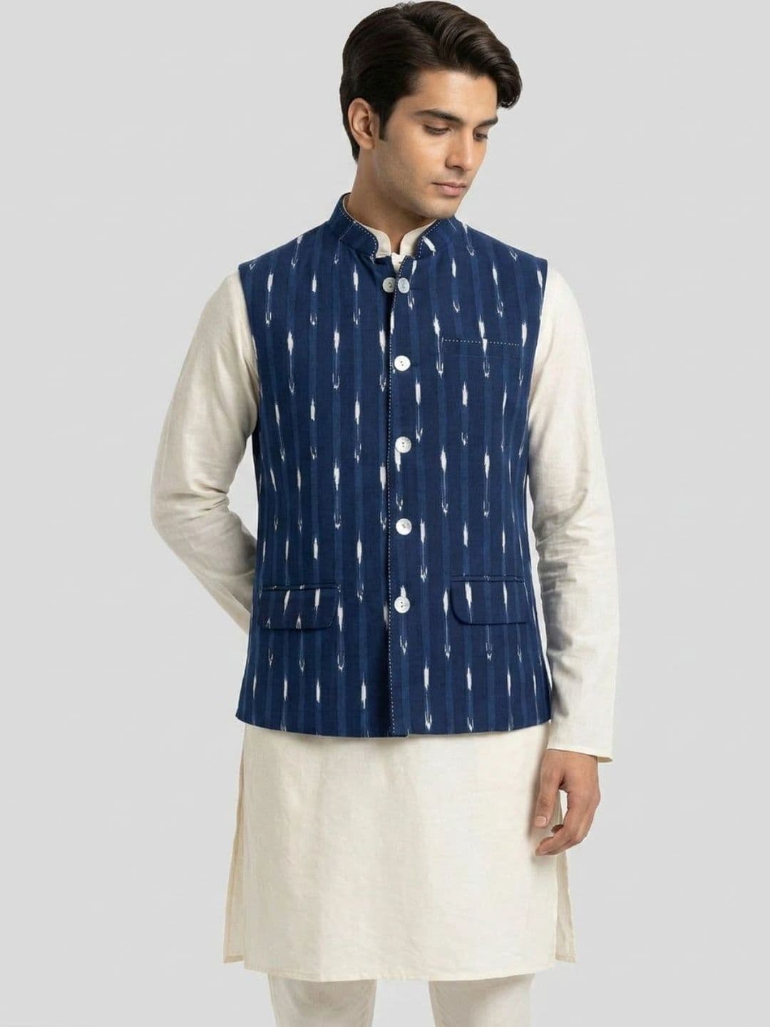 Sanman Ethnix by Raymond Men Open Front Jacket - view 1