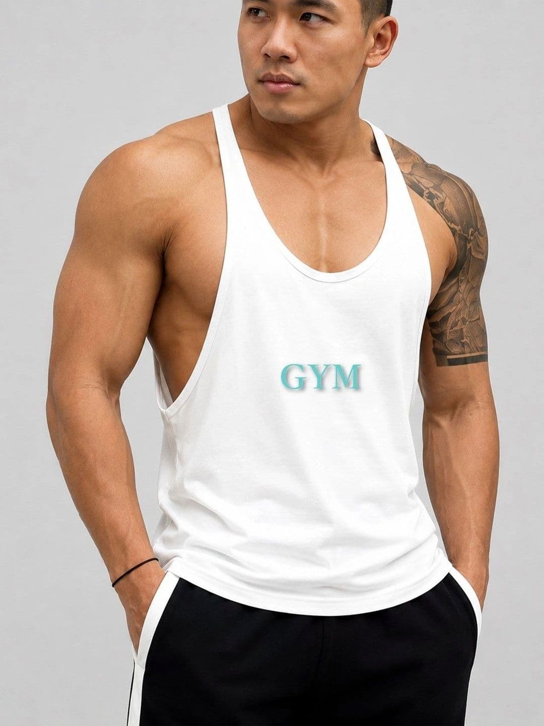 VTSPORTS Printed Gym Vest - view 1