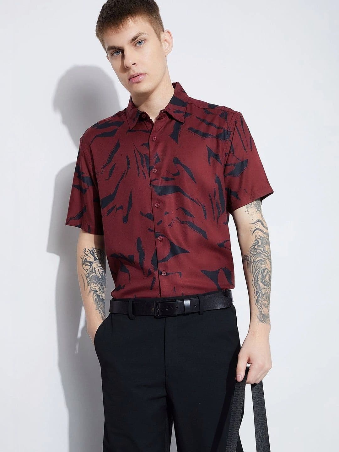 Fame Forever by Lifestyle Men Printed Casual Shirt - view 1
