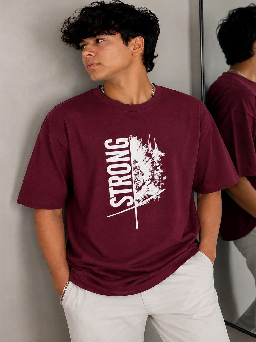 PATOIS Men Typography Printed T-shirt - view 1