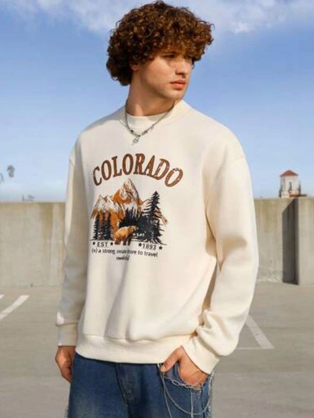 URBAN TREES Men Printed Sweatshirt - view 1