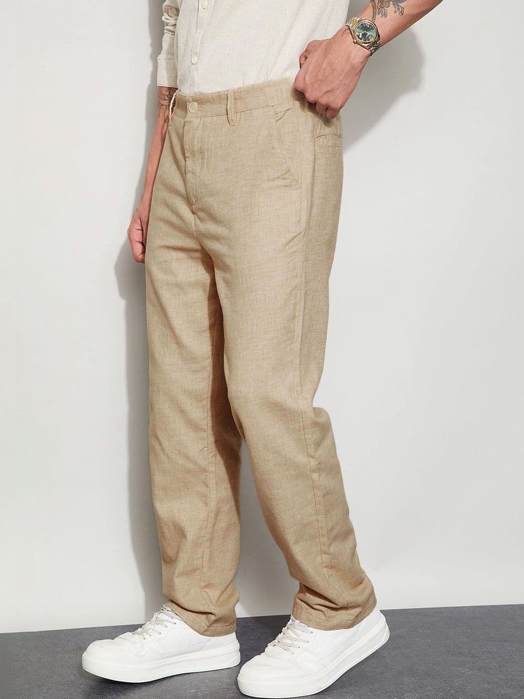 CODE by Lifestyle Men Easy Wash Trousers - view 1