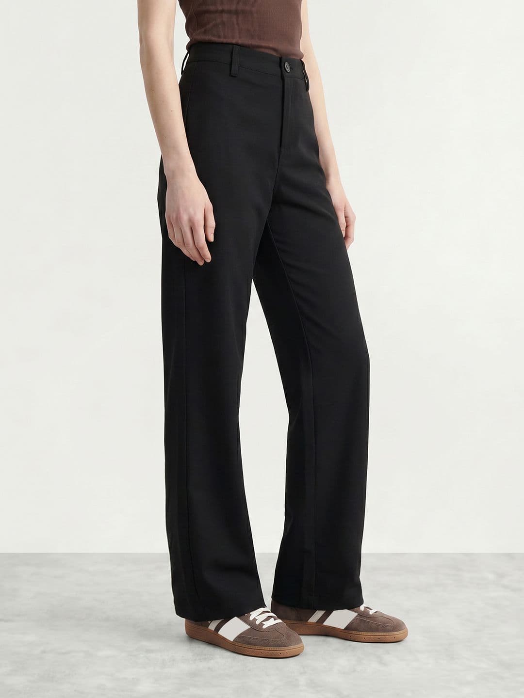 Mast & Harbour Women Straight Fit Parallel Trousers - view 1