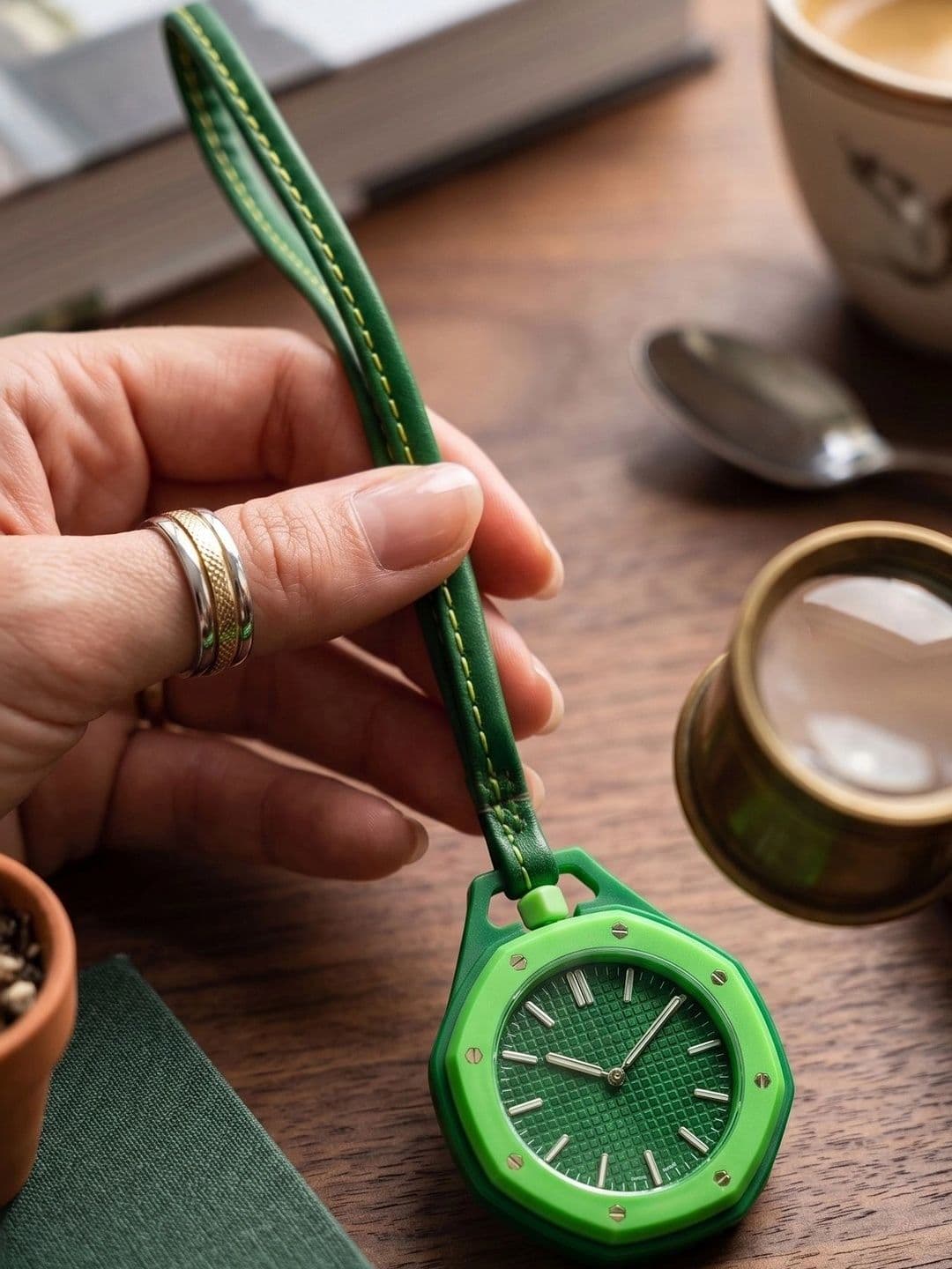Shocknshop Unisex Dial & Leather Straps Analogue Watch WCH387Green - view 1