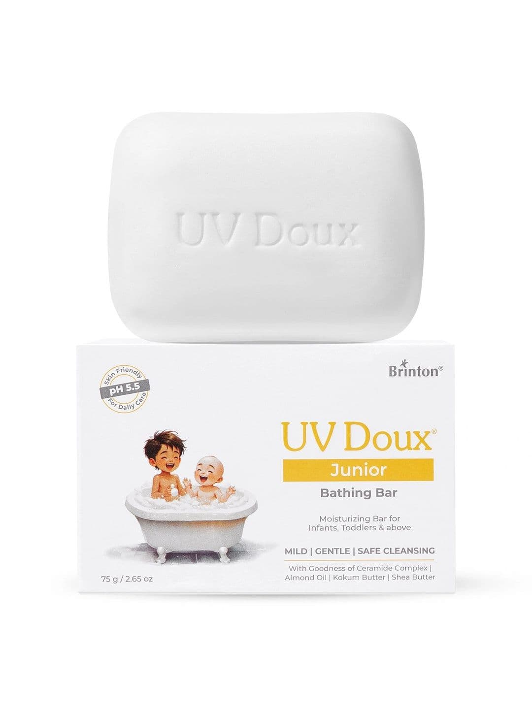 Brinton UV Doux Junior Moisturizing Bathing Bar - 75 g - view 1