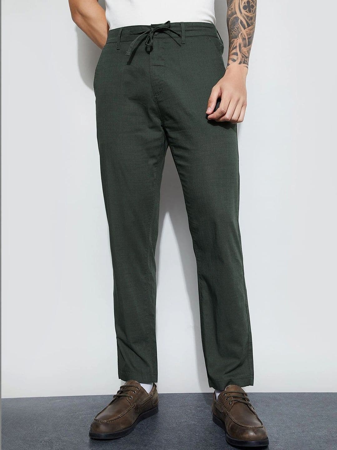CODE by Lifestyle Men Easy Wash Trousers - view 1
