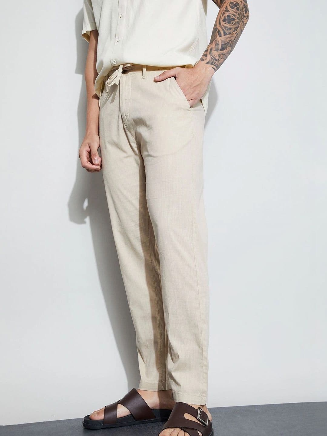 CODE by Lifestyle Men Easy Wash Trousers - view 1