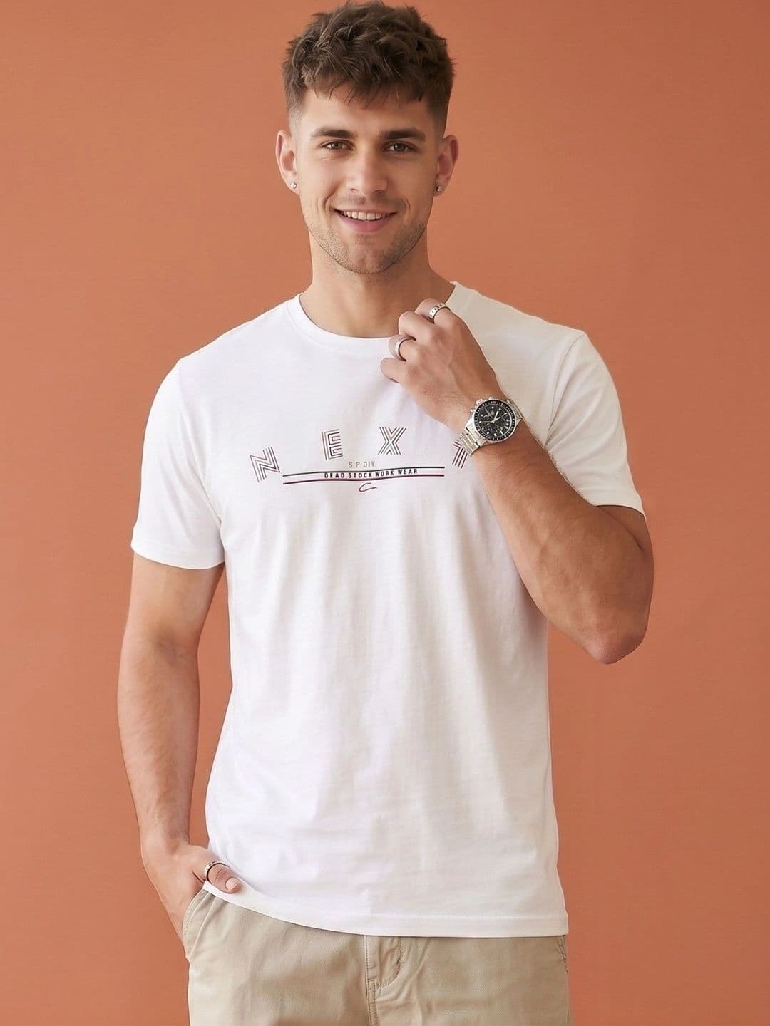SANDPIPER Men Typography Printed T-shirt - view 1